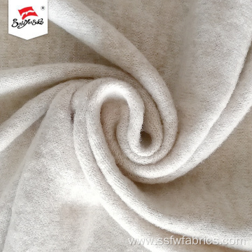 Knitted Hacci Brush Rayon Polyester Fabric